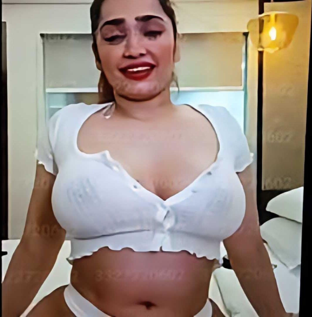 ADITI MISTRY New LIVE in White Top Braless Showing Nipples Completely See Thru Boobs Pressing with Full Face Clear Audio